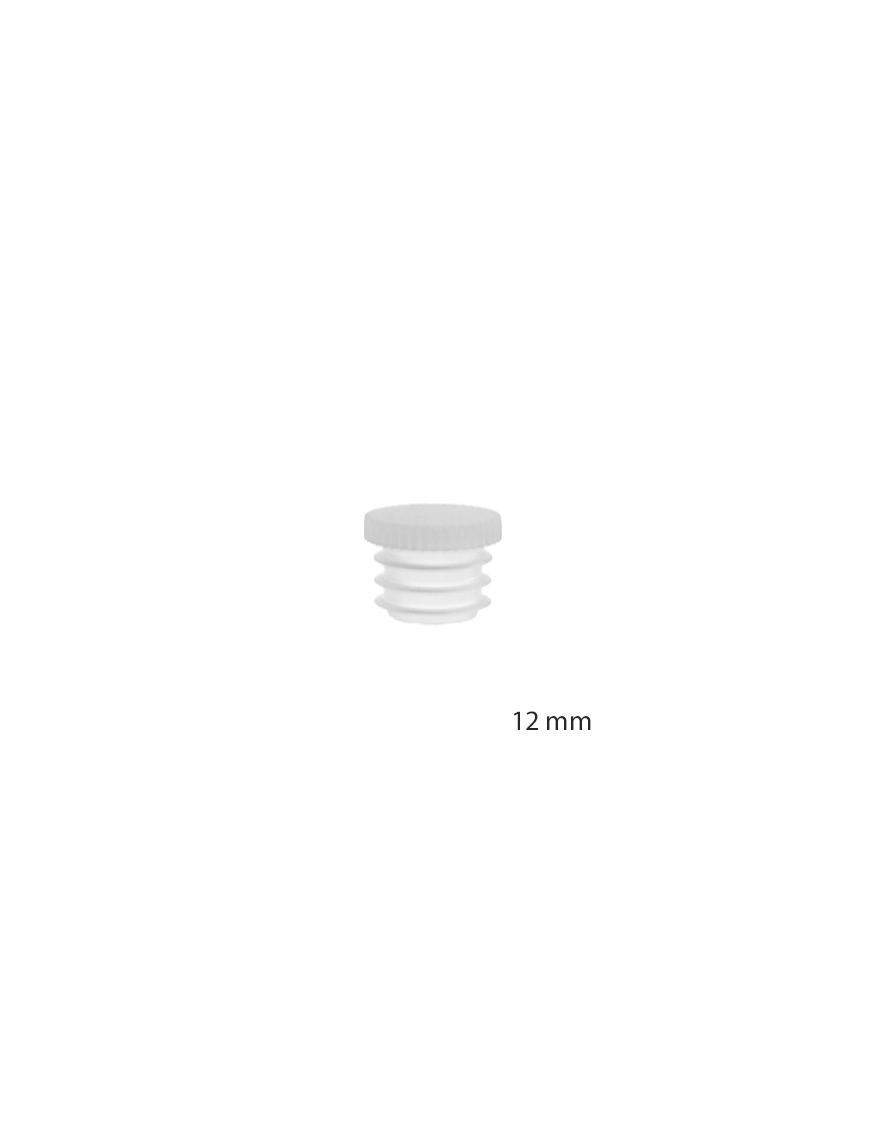 Bouchon à ailettes 12 mm