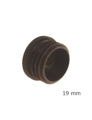 Bouchon à ailettes 19 mm marron