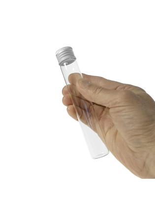 Tube verre 145 mm ø 25 Fond plat - 50ml