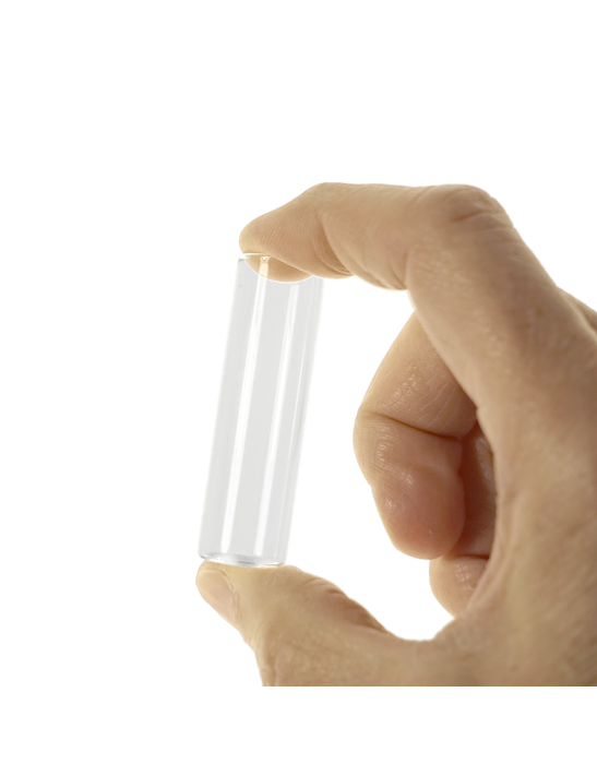 Tube verre 55 mm ø 16 Fond Plat - 8ml