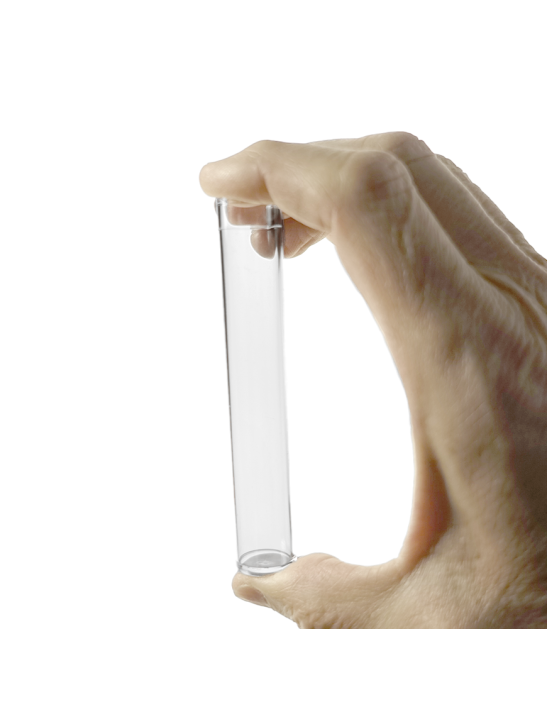 Tube plastique 95mm ø 16.5 Fond plat - 12ml