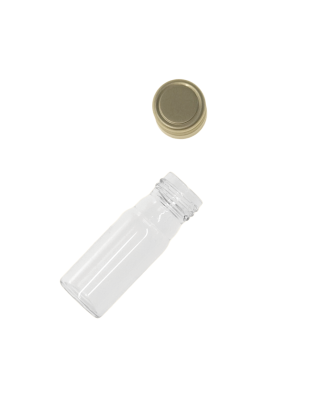 Tube verre 50 mm ø 18 Fond plat - 5ml