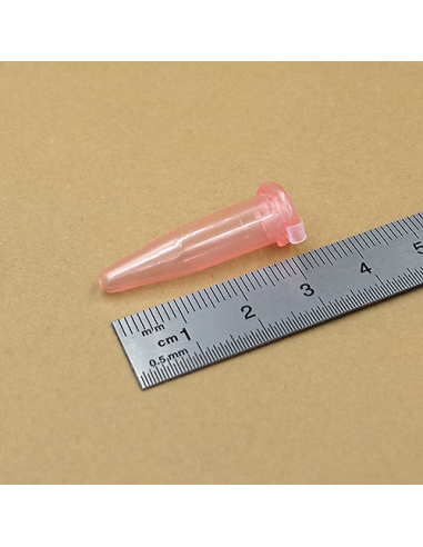 Microtube 30mm ø 8 - 0,5ml Rose