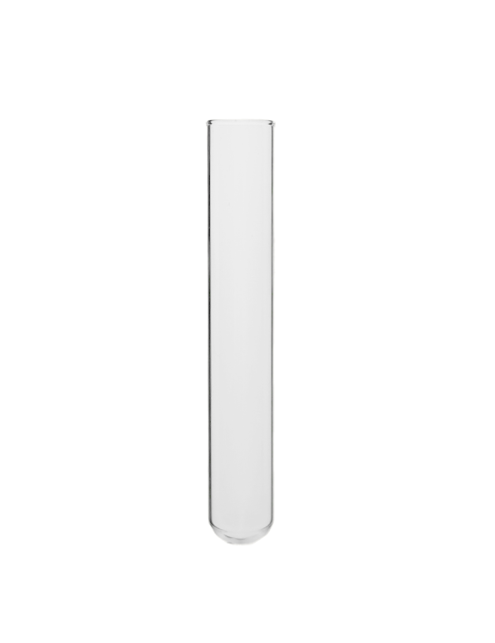 Tube verre 100 mm ø 16 Fond Rond - 13ml