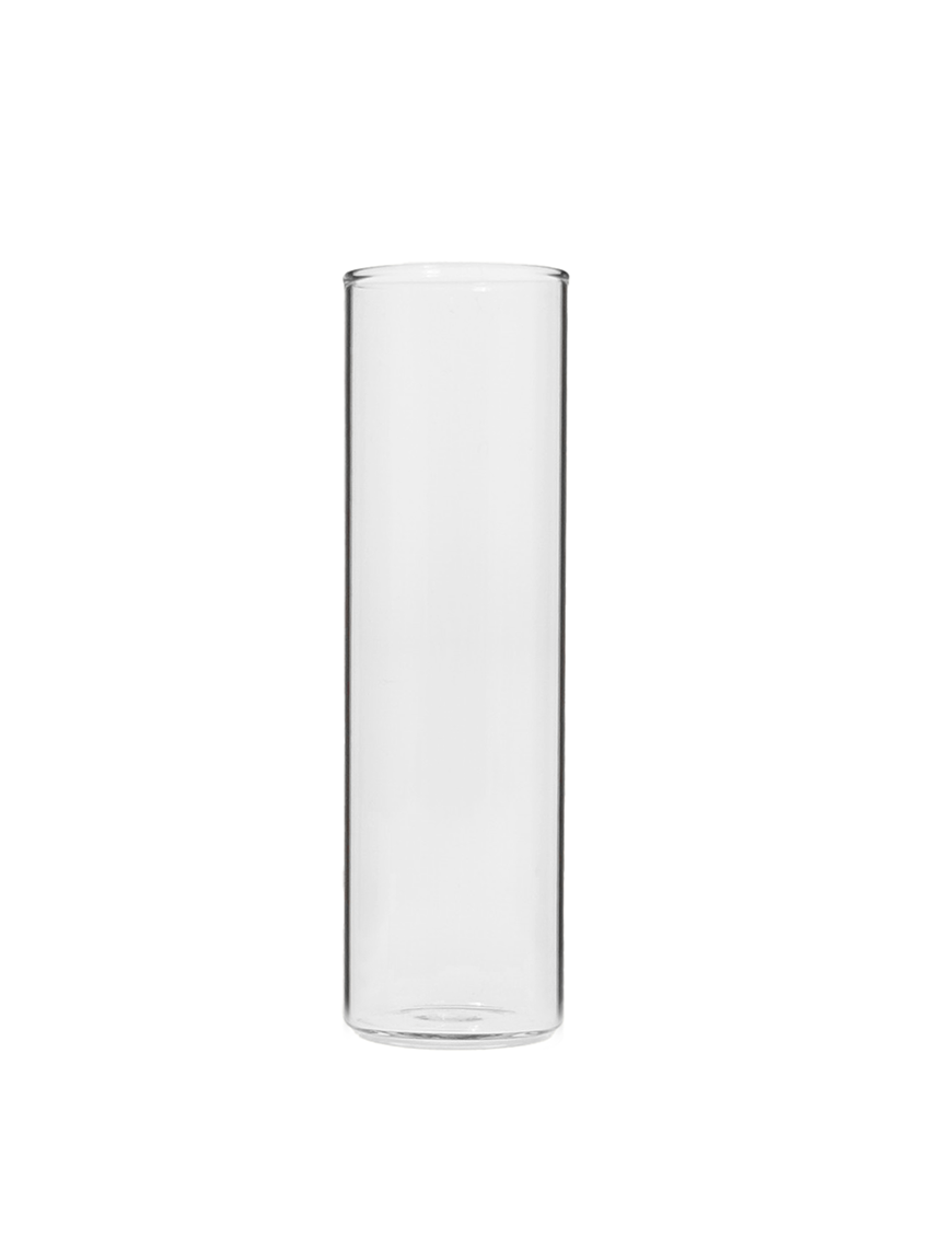 Tube verre 100 mm ø 30 Fond Plat - 57ml