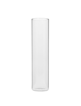 Tube verre 120mm ø 30 Font Plat - 65ml