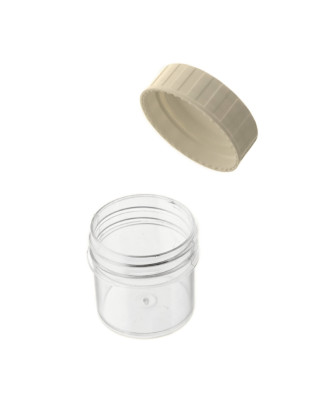Tube plastique 33mm ø 30 Bchon à vis - 15ml