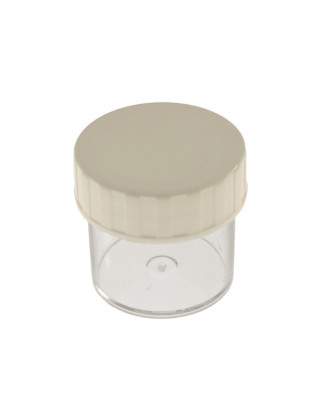 Tube plastique 33mm ø 30 Bchon à vis - 15ml