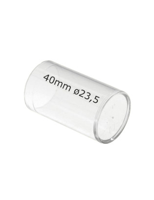 Tube plastique 40mm ø 23.5 Fond plat - 12ml