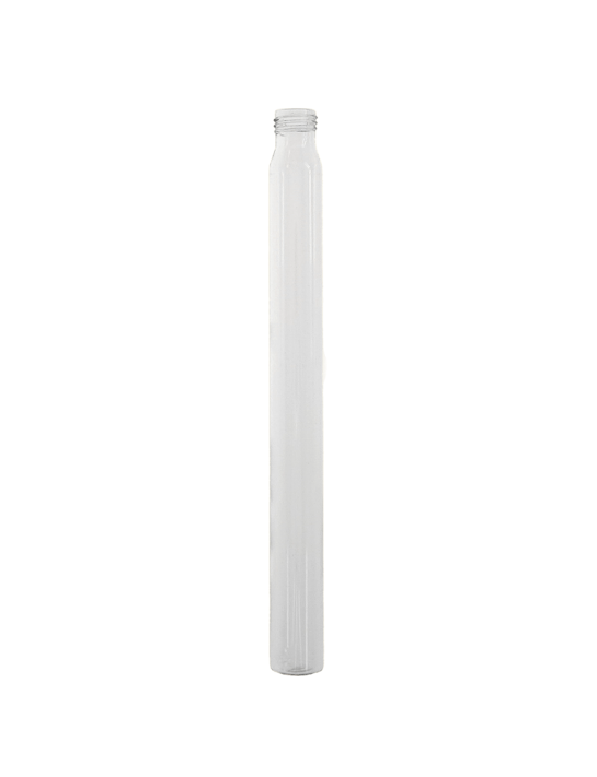 Tube verre 200 mm ø 19 Fond plat - 40ml