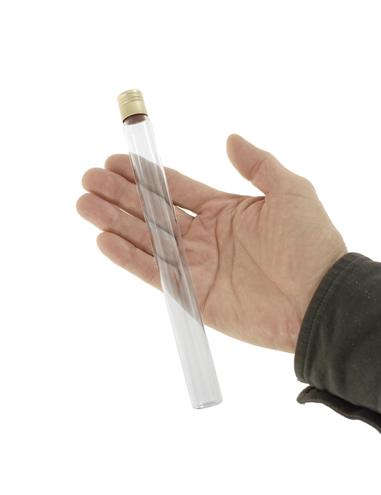 Tube verre 200 mm ø 19 Fond plat - 40ml