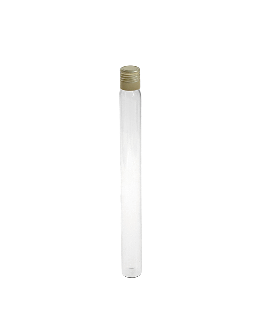 Tube verre 200 mm ø 19 Fond plat - 40ml