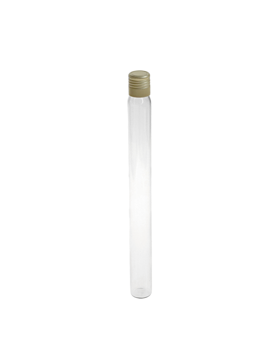 Tube verre 200 mm ø 19 Fond plat - 40ml