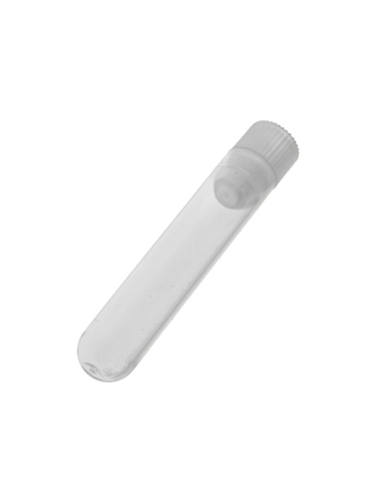 Tube plastique 55mm ø 11 Fond rond - 3ml