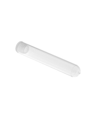 Tube plastique 75mm ø 13 Fond rond - 4ml