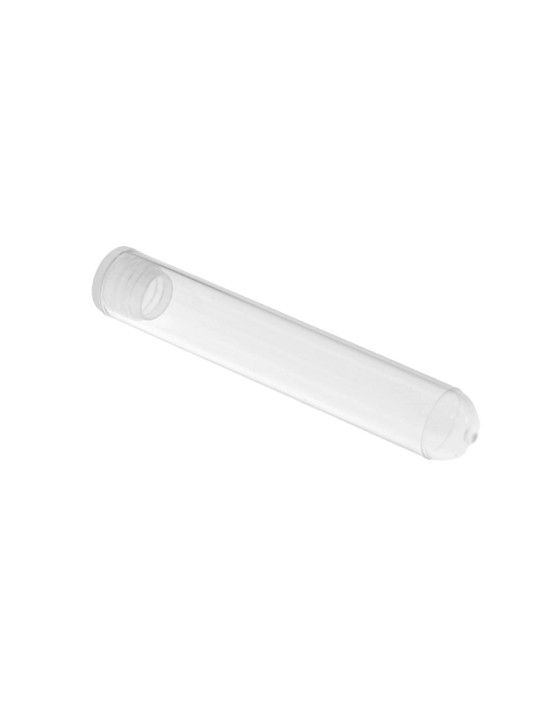 Tube plastique 75mm ø 13 Fond rond - 4ml