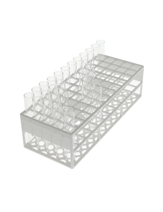 Support plastique 60 tubes ø 17