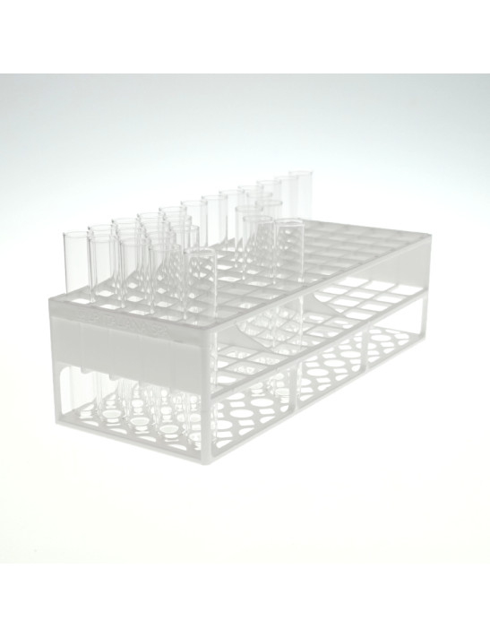 Support plastique 60 tubes ø 17