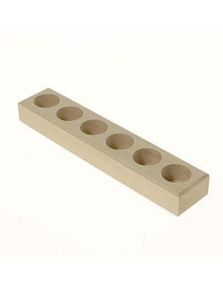 Support socle 6 tubes ø 31 mm