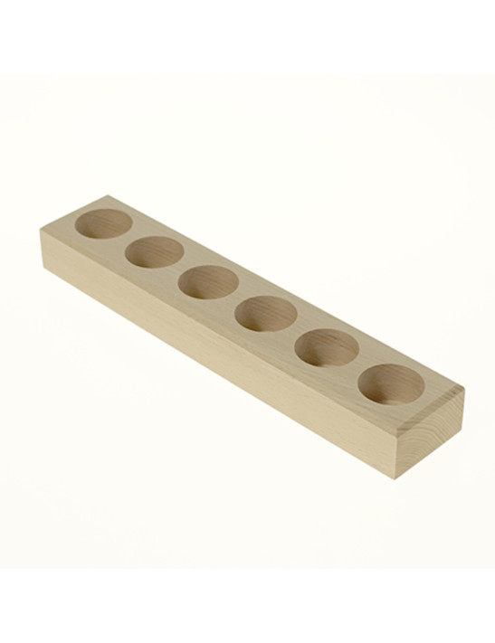 Support socle 6 tubes ø 31 mm