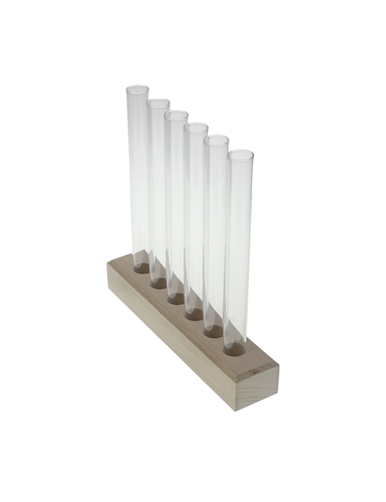 Support socle 6 tubes ø 18 mm
