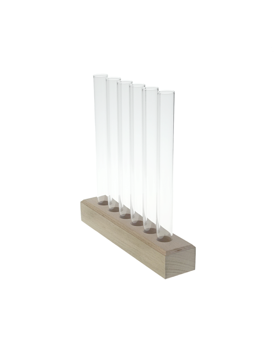Support socle 6 tubes ø 18 mm