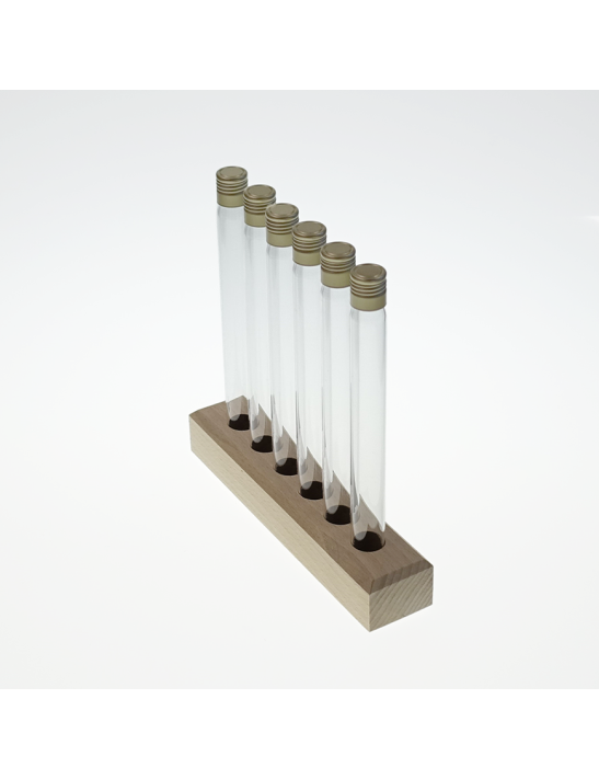 Support socle 6 tubes ø 18 mm