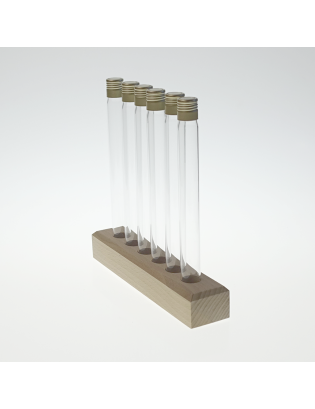 Support socle 6 tubes ø 18 mm
