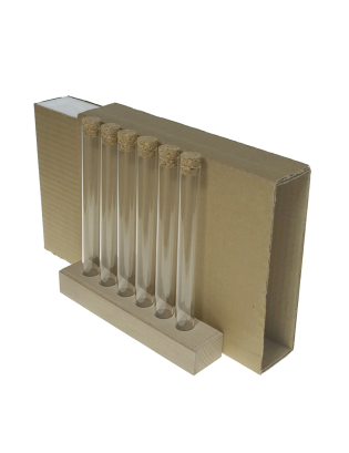 Coffret 6 tubes 180 mm...