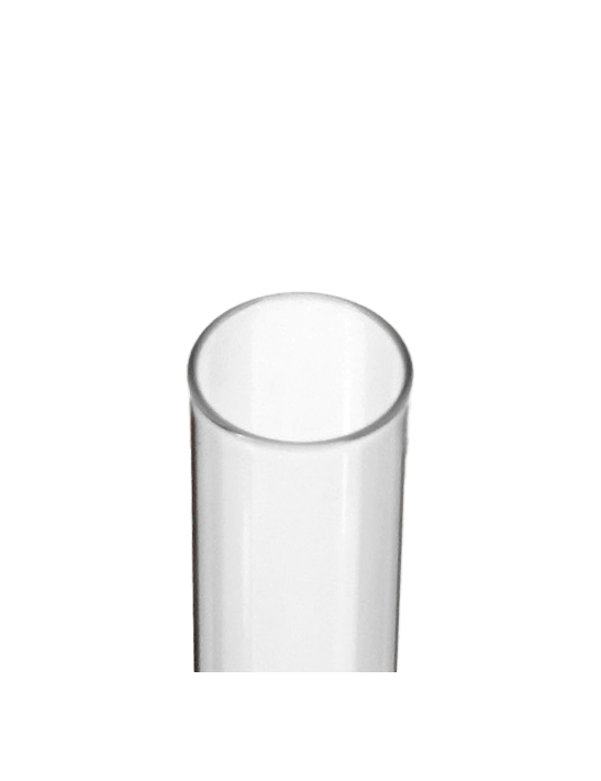 Tube verre 240 mm ø 24 Fond Plat - 92ml
