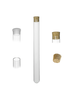 Tube verre 180 mm ø 17,5...