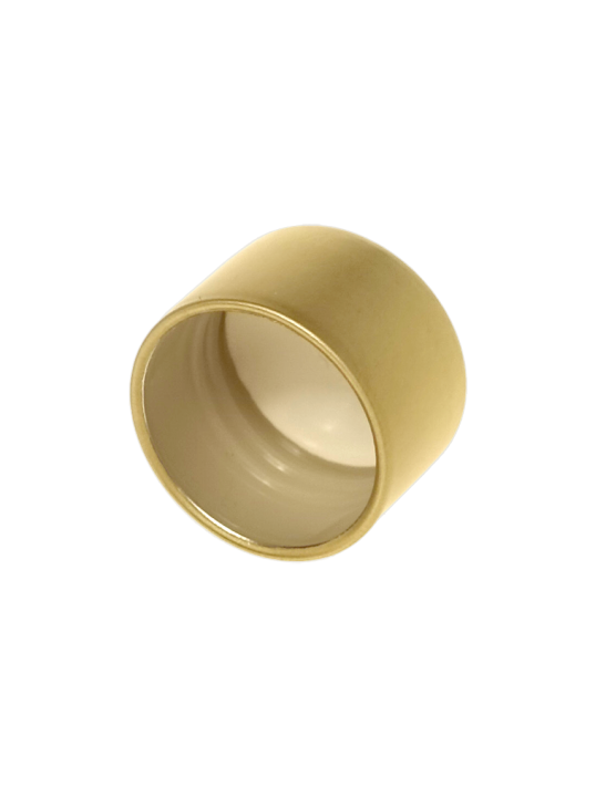Tube verre 208 mm ø 24 Fond plat - 70ml - Doré / Argent