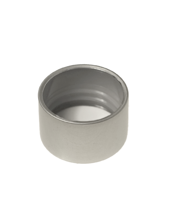 Tube verre 208 mm ø 24 Fond plat - 70ml - Doré / Argent